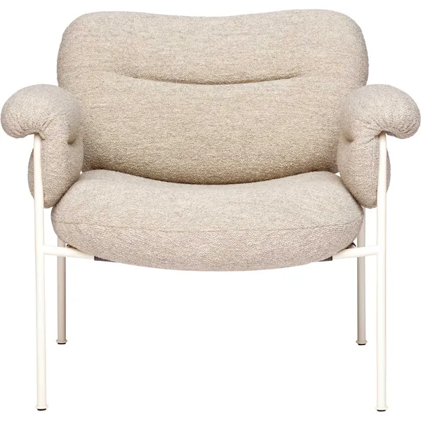 Bollo Lænestol Pearl White Ben / Stof Barnum Sand