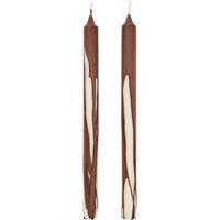 Dryp Ljus 30 cm 2-pack Dark Chocolate