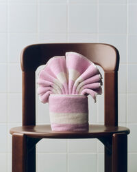 Stripe Towel 40x60 cm Cool Pink