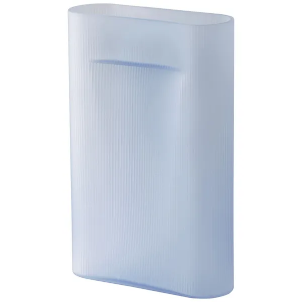 Ridge Vase Frostet 485 cm Lyseblå