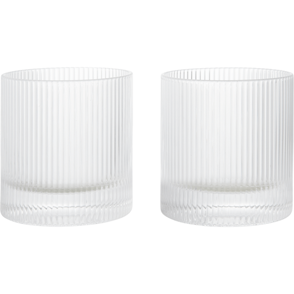 Ripple Drinksglas 2-pak Klart