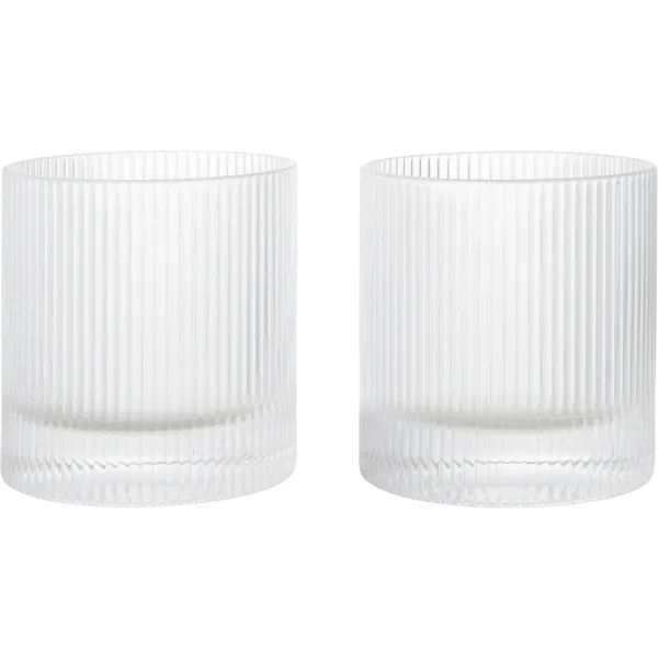 Ripple Drinksglas 2-pak Klart