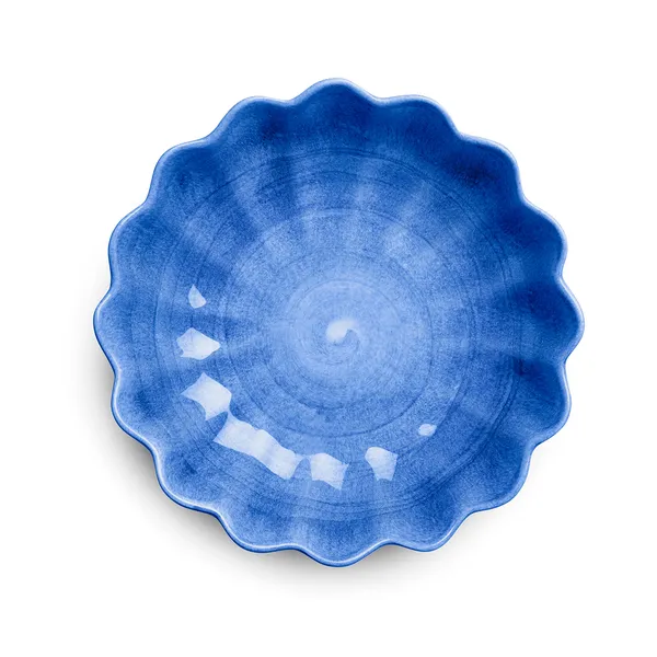 Oyster Skål 24 cm Ljusblå
