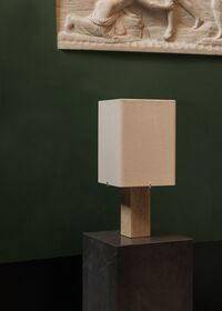 Nonna Bordslampa 49 cm Travertin / Sand