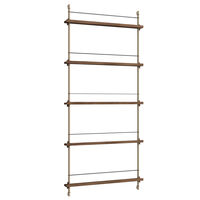 Magazine Hylde 85x188 cm Røget Eg/Varm Grå