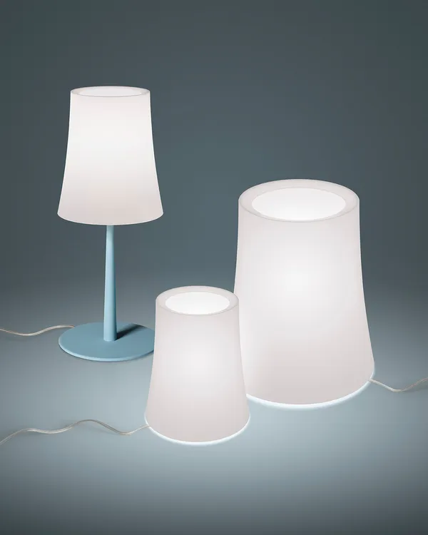Birdie Zero Piccola Bordslampa Vit