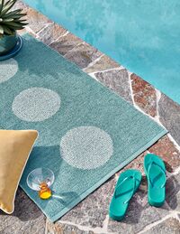 Vera Pop Matta 70x120 cm Jade / Pale Turquoise