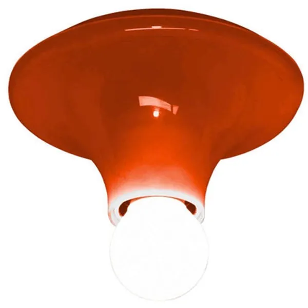 Teti Vägg/Taklampa Transparent Orange