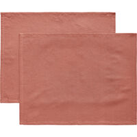 Sienna Spisebrikke 35x45 cm 2-pk Rosa