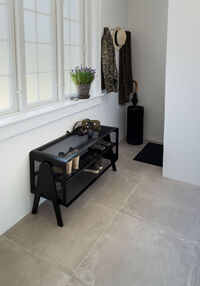 Floor Skohylle 92x35x50 cm Svart