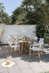 Madeleine Kaféstol Outdoor Hvit / Almond