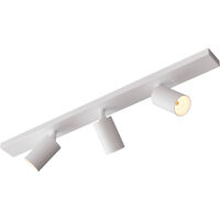 Canspot 57 Triple Bar Spotlight Hvit / Messing