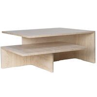 Distinct Grande Duo Sofabord 133x70 cm Cashmere