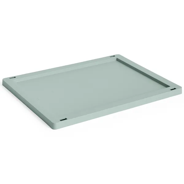 Colour Crate Plastic Medium Låg Sage Green