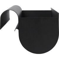 Uma Balcony Box 45 cm Black