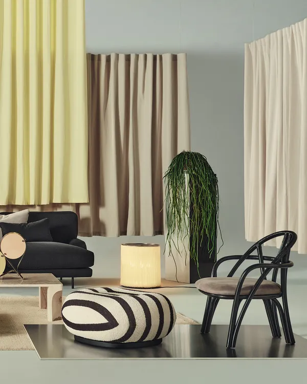 Bistra Loungestol Ebony / Fustagno 001
