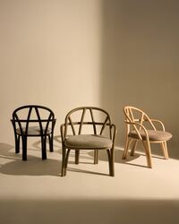 Bistra Loungestol Naturlig / Fustagno 002