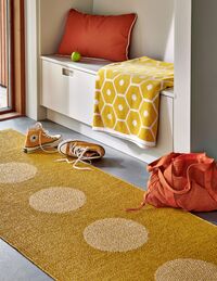Vera Pop Tæppe 70x200 cm Mustard / Pale Yellow