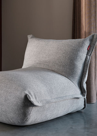 The BonBaron Slim Boucle Loungestol Grå