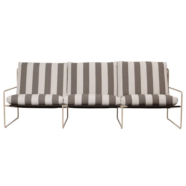 Desert 3-Seter Sofa Cashmere / Stripe