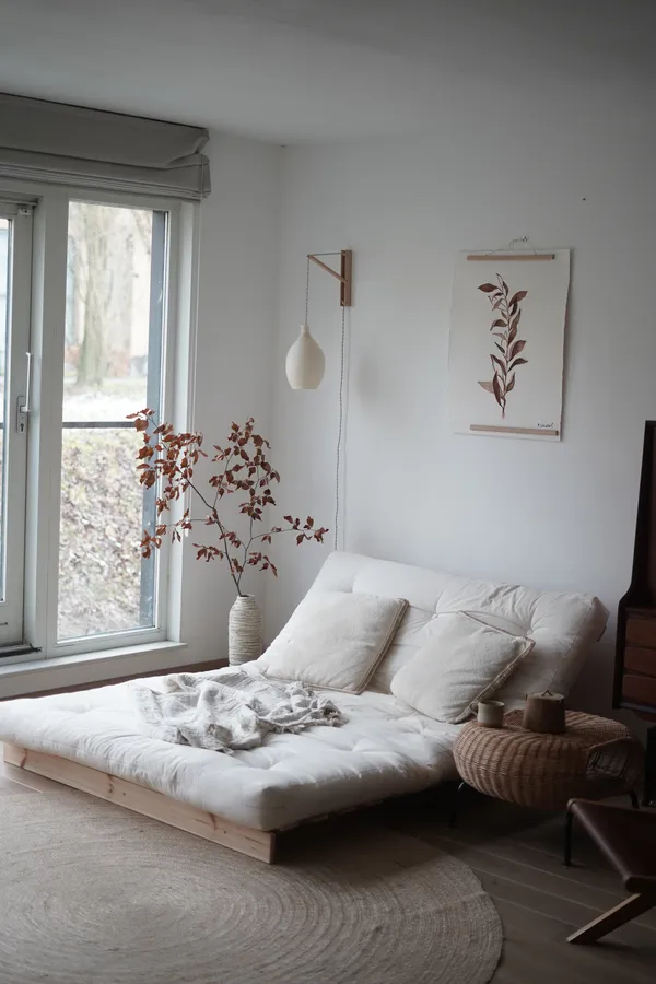 Roots 140 Sovesofa Med Madras Raw / Naturlig