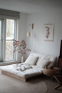 Roots 140 Sovesofa Med Madras Raw / Naturlig