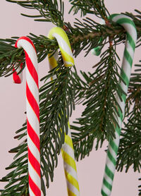 Polka Stick Juledekoration 17 cm 3-pak Hvid/Gul