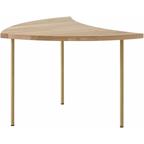 Pinwheel HM7 Pöytä Oiled Oak/Messinginvärinen