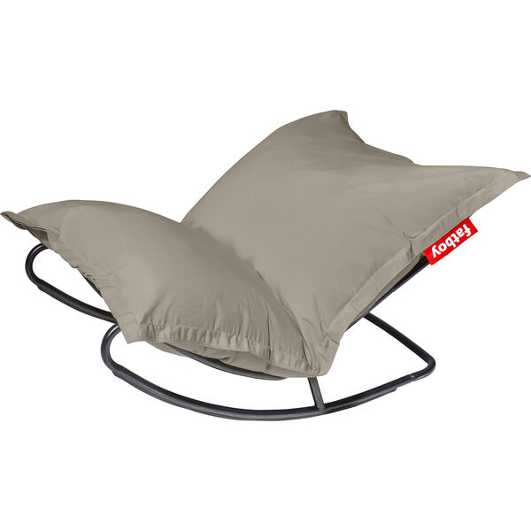 Rock'N Roll Gyngestol med Sittesekk Grey Taupe