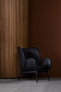 Embrace Armchair With Footstool S Elmosoft Black