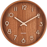 Pure Wall Clock S Dark Lind