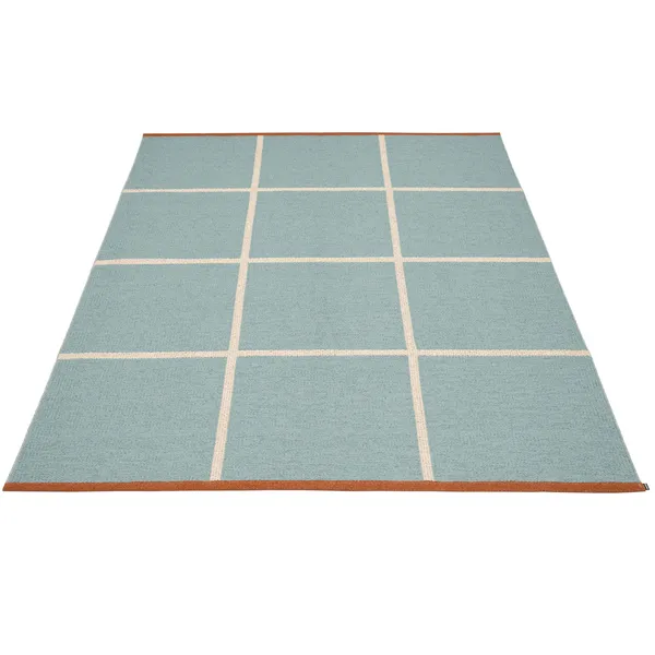 Criss Plastmatte Haze / Cream / Rust 180x260 cm