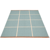 Criss Plastmatte Haze / Cream / Rust 180x260 cm