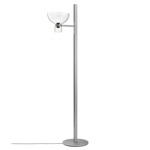 Nocturne Floor Lamp Bowl Silver