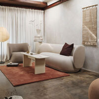 Stille Tufted Matto 140x200 cm Punaruskea