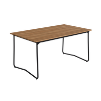 Bovik Bord 92x150 cm Teak / Svart Stål