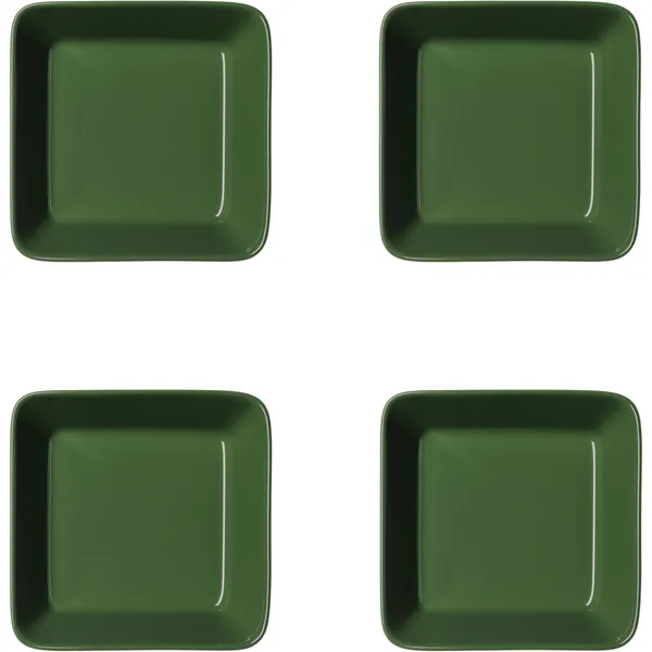 Teema Fat 12x12 cm 4-pk Skogsgrønn