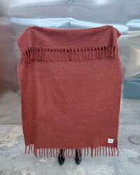 Fridh Plaid Mohair 130x170 cm Rust