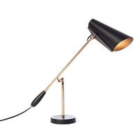 Birdy Bordlampe Sort / Messing