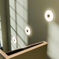 Glint Væglampe Stor Opal Hvid/Messing