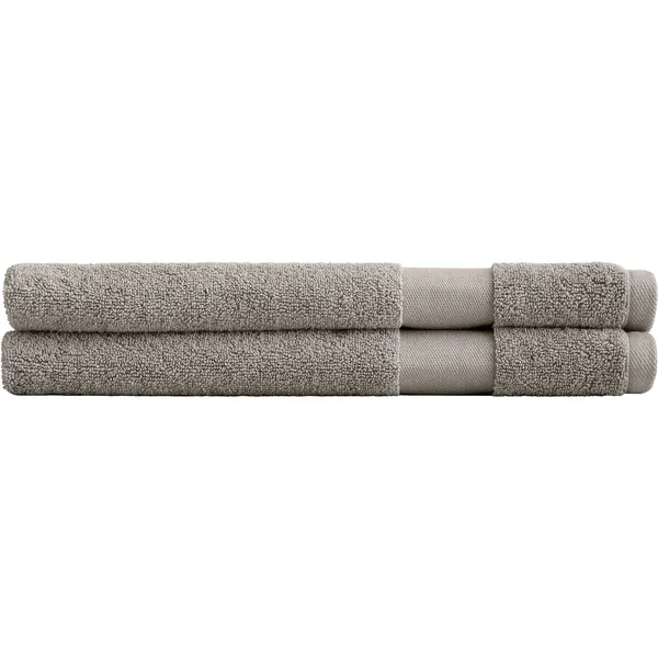 Alva Håndklæde 2-pak 70x140 cm Lysegråt