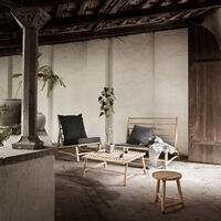 Lounge-Tuoli Bambu 100 cm Luonnonvärinen