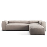 Grand Nelipaikkainen Sohva Divaani Oikea avoin pää Sandshell Beige