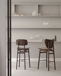 NY11 Bar Stool Dark Oak