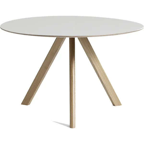 CPH 20 2.0 Bord Ø120 cm Vannbasert lakkert Eik / Off-white