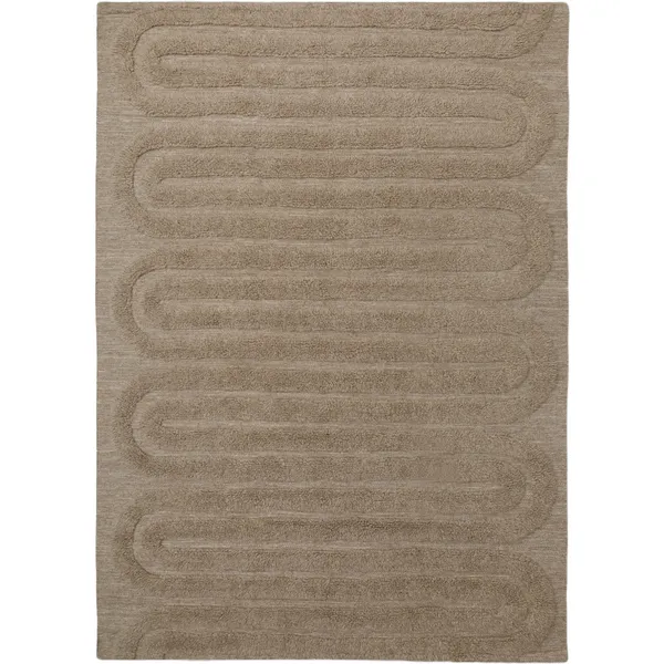 Riklund Ullmatta 190x290 cm Beige Melange