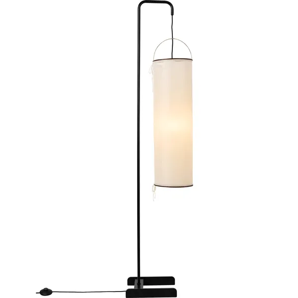 Silk Lantern Lattiavalaisin Natural White Silk / Musta