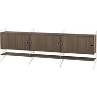 Bundle I Sidebord Beige / Valnøtt