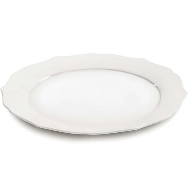 Silhouette Tallerken 26 cm Hvid