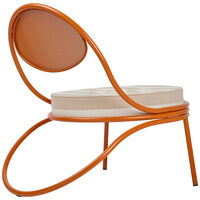 Copacabana Loungestol Oransje / Leslie Stripe 040